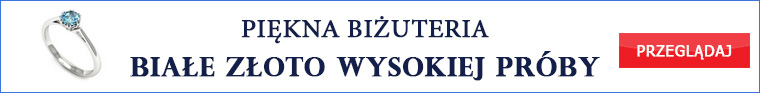 Biżuteria z białego złota